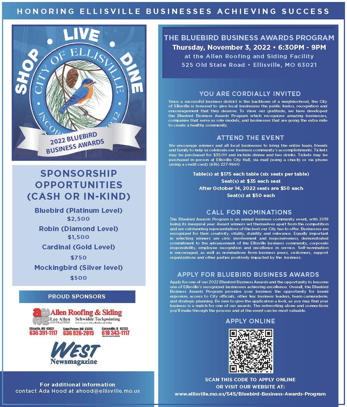 Bluebird Business Awards 2022