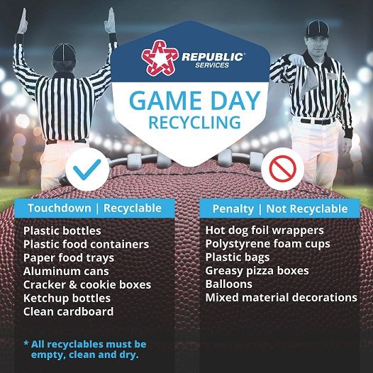 2022 football recycling